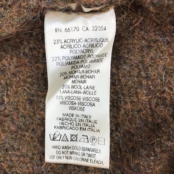 ANTHROPOLOGIE Mohair Wool Blend Sleeping On Snow Sweater-Tunic Women S Boho NWT - Picture 12 of 14